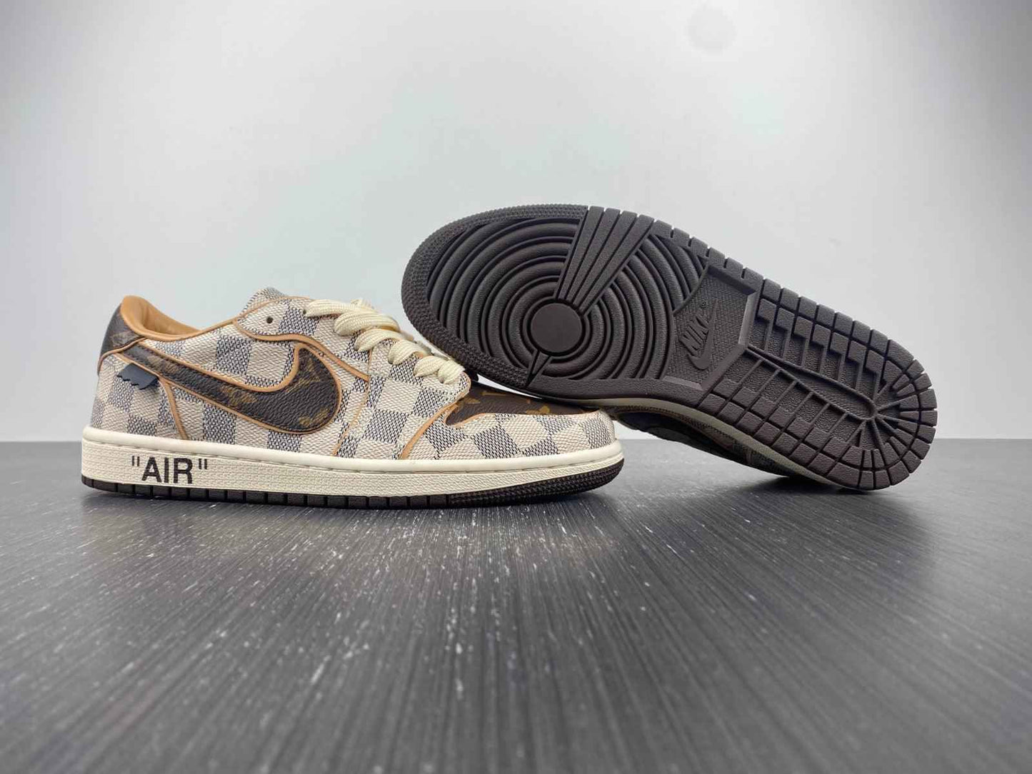 Custom Air Force 1 Monogram Low Surgeon Los Angeles Wolvess