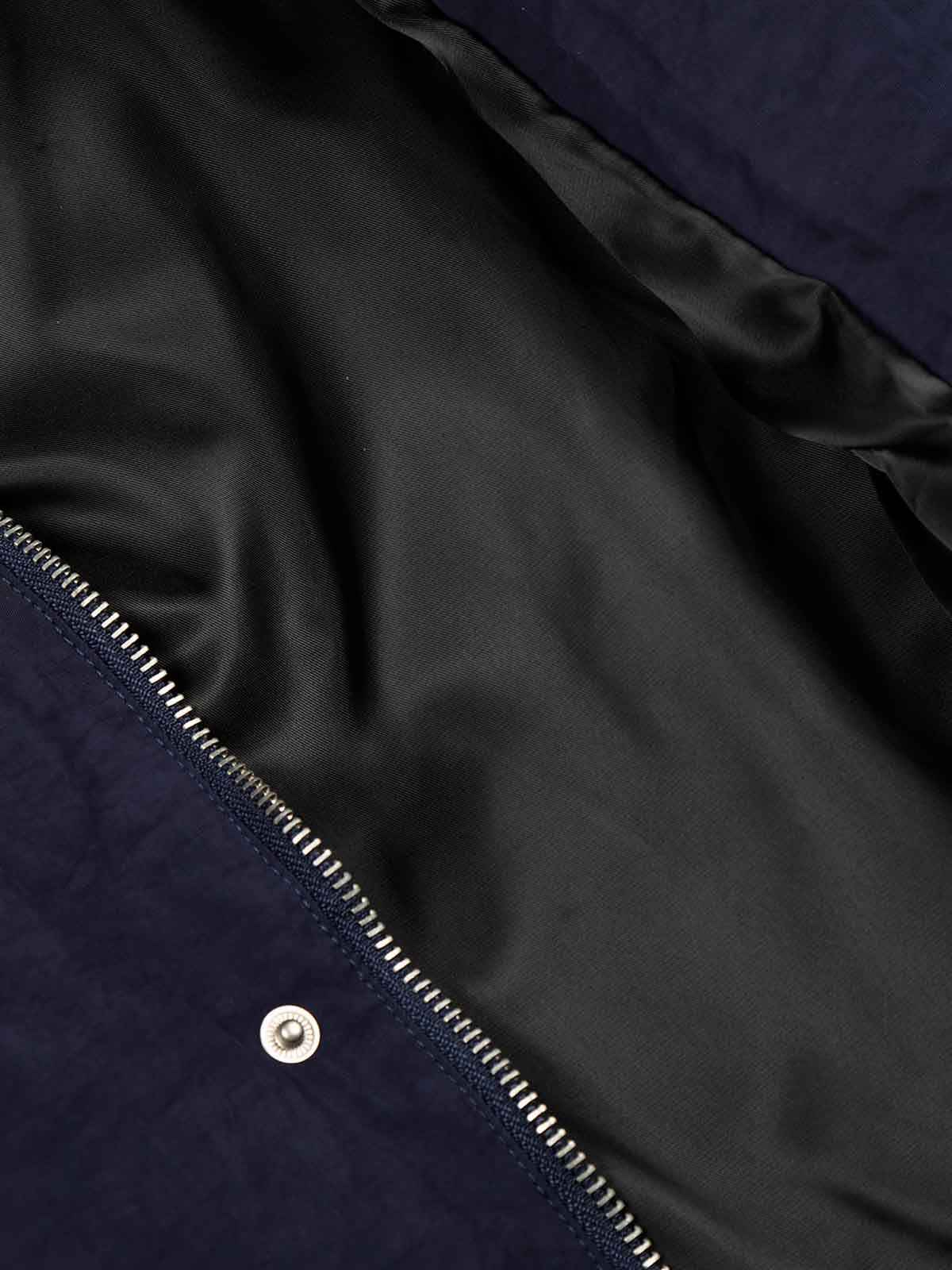 Street High-Neck Asymmetrical Placket Cotton Vest