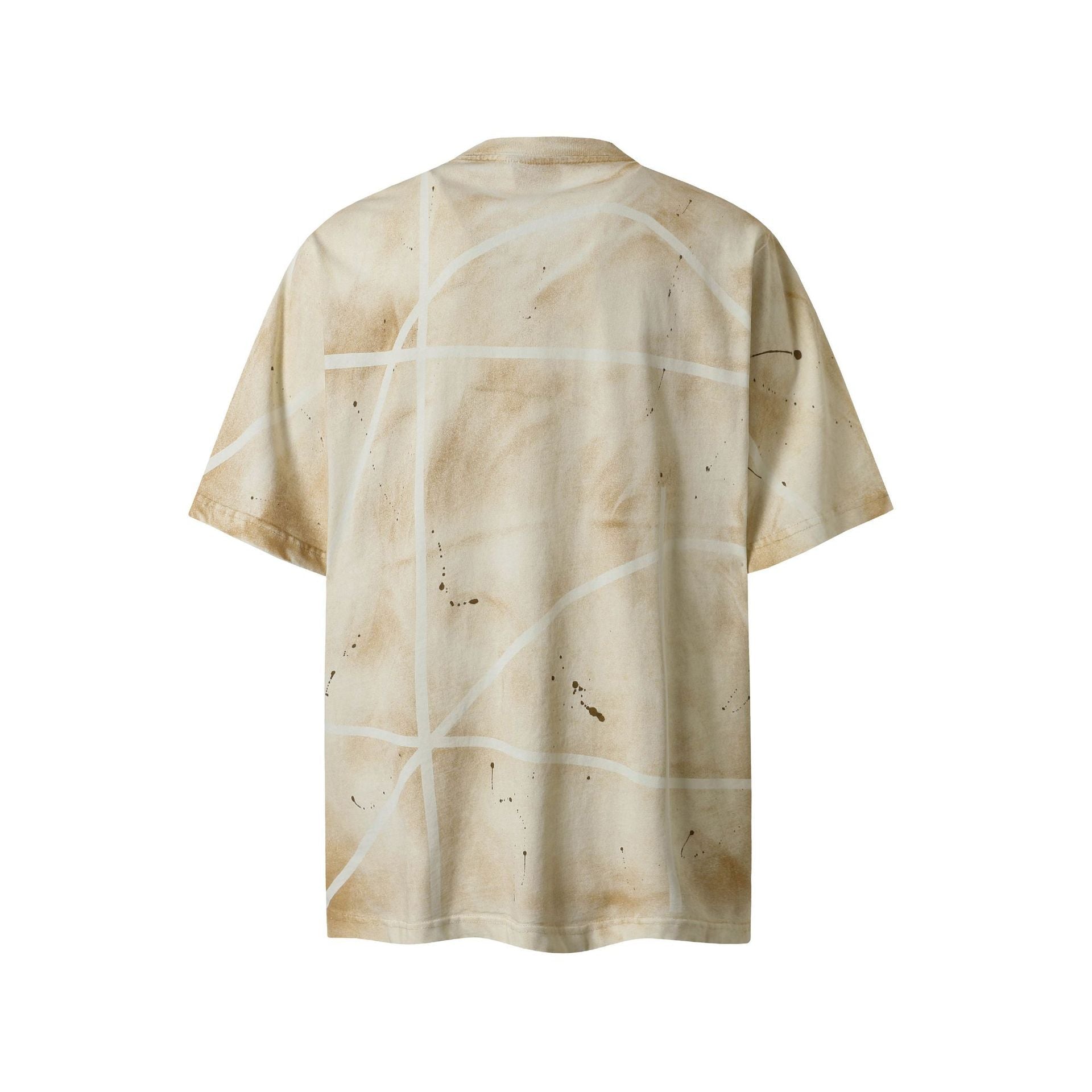 Marble Street Print | Distressed T-Shirt - Luxuryurbanwear