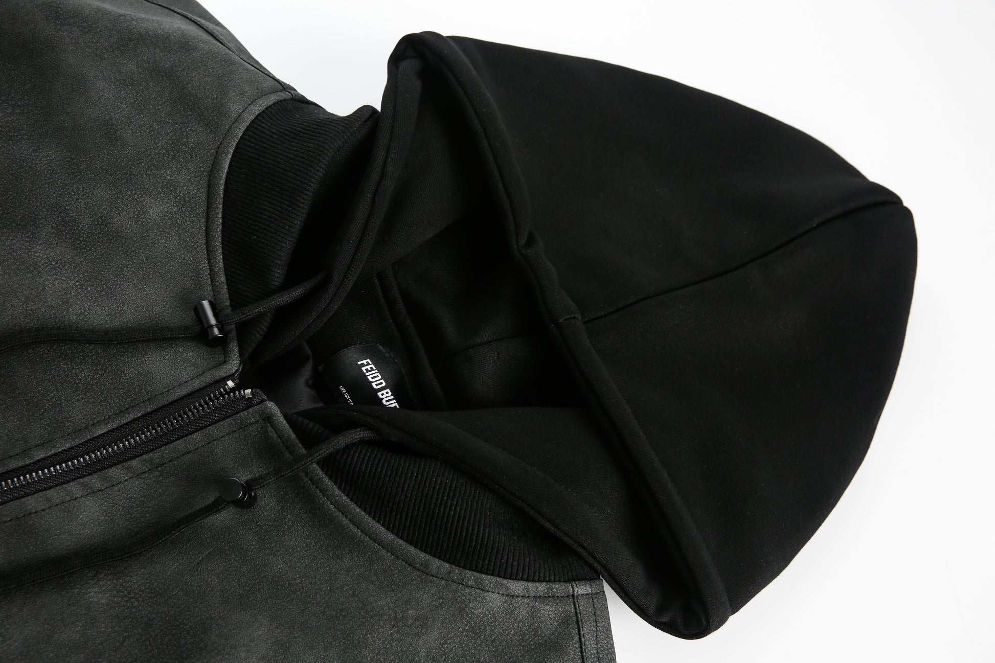 Techwear Style | Layered Hooded Bomber Jacket - Luxuryurbanwear