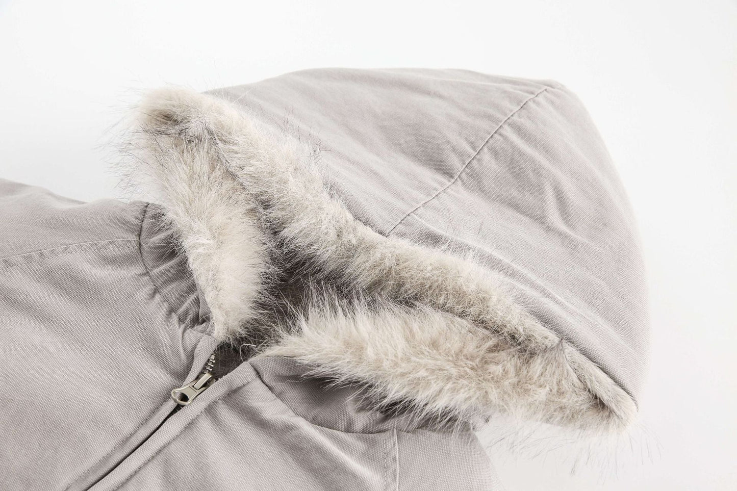 Spliced Fur | Hooded Quilted Jacket - Luxuryurbanwear