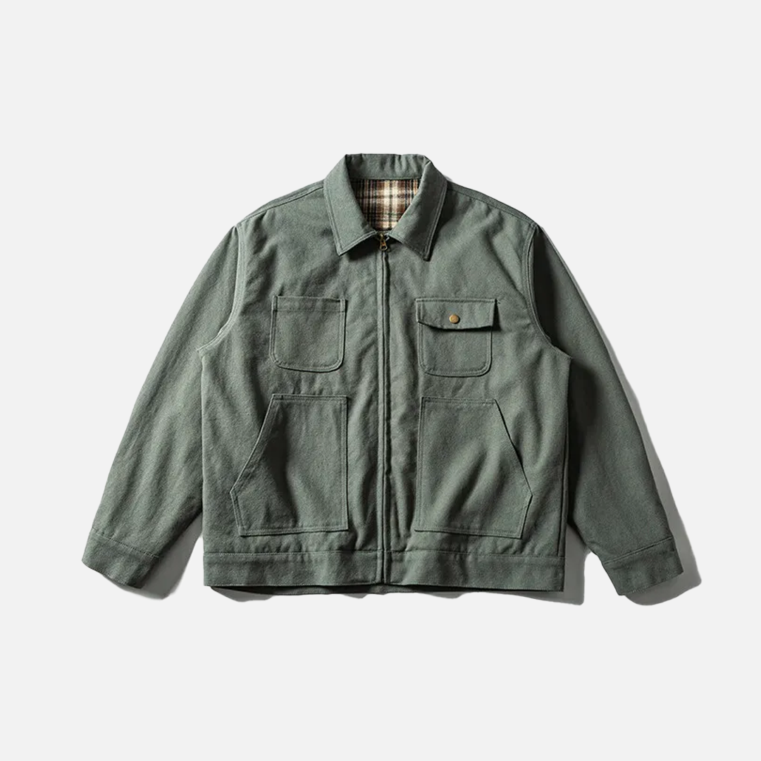 Vintage Loose Casual Autumn Motorcycle Jacket - Luxuryurbanwear
