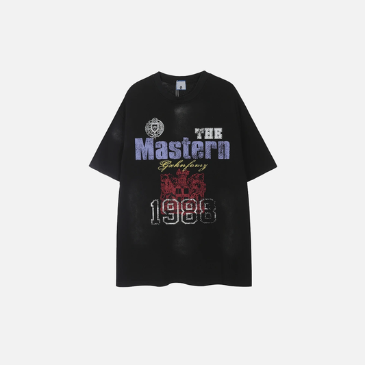 Streetwear Y2K Oversized Hip Hop Letter T-Shirt - Luxuryurbanwear