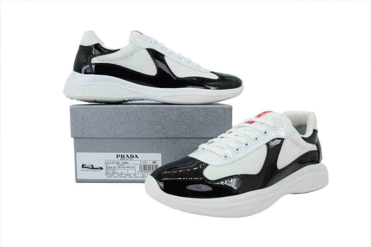 America's Cup Sneakers Black and White