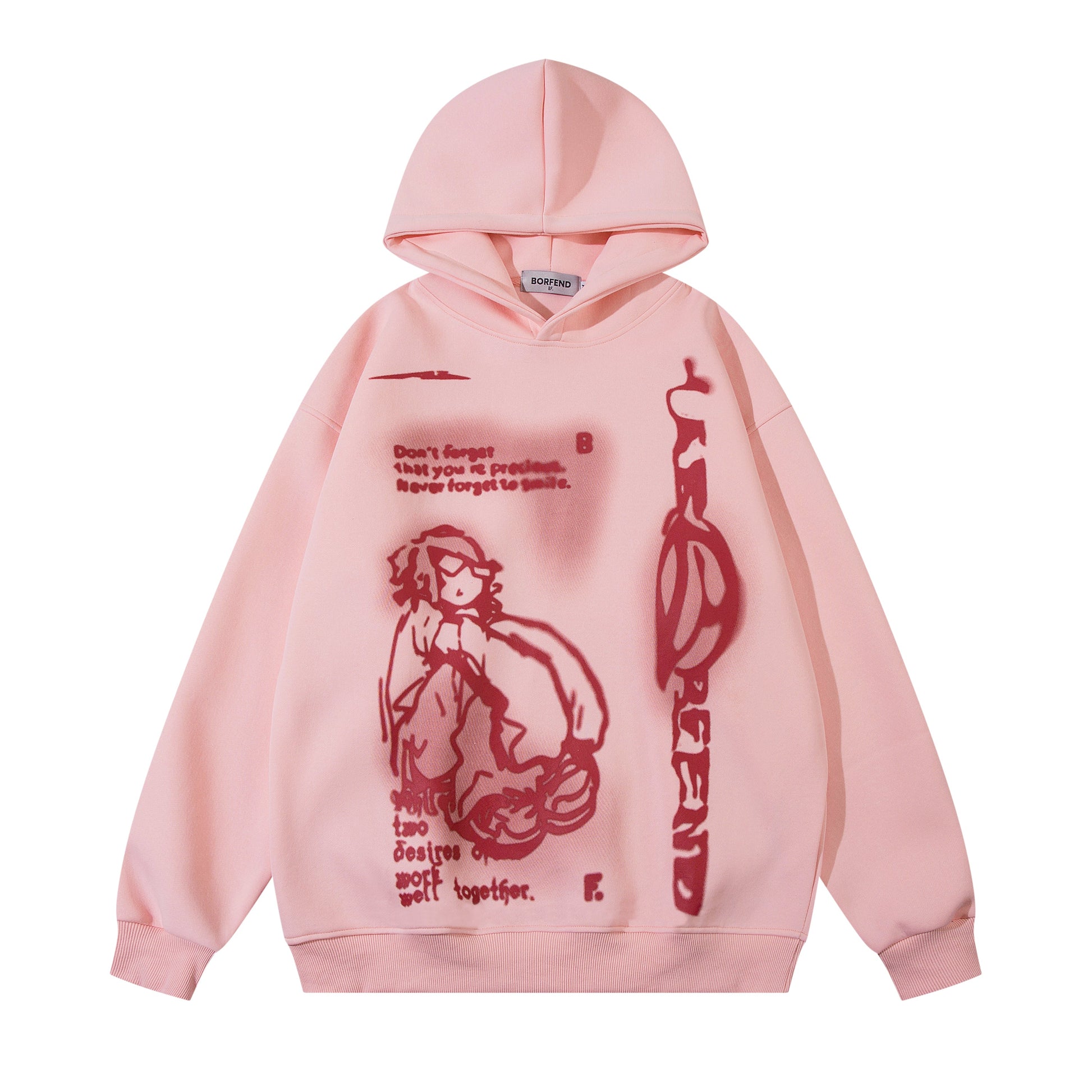Anime Print | Oversized Hoodie - Luxuryurbanwear