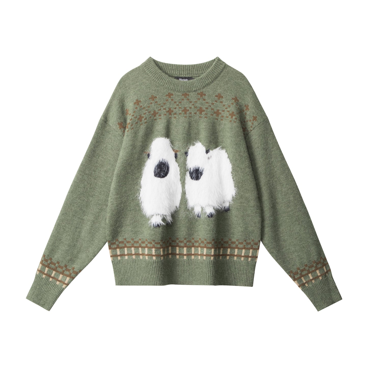 Woolly Pair | Fuzzy Sheep Knit Jumper - Luxuryurbanwear
