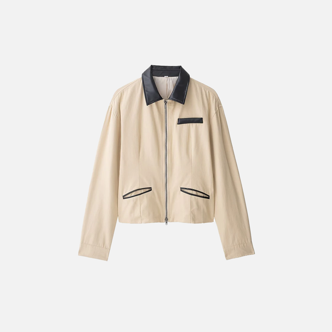 Men's Durable Slim Fit Zipper Lapel Jacket - Luxuryurbanwear