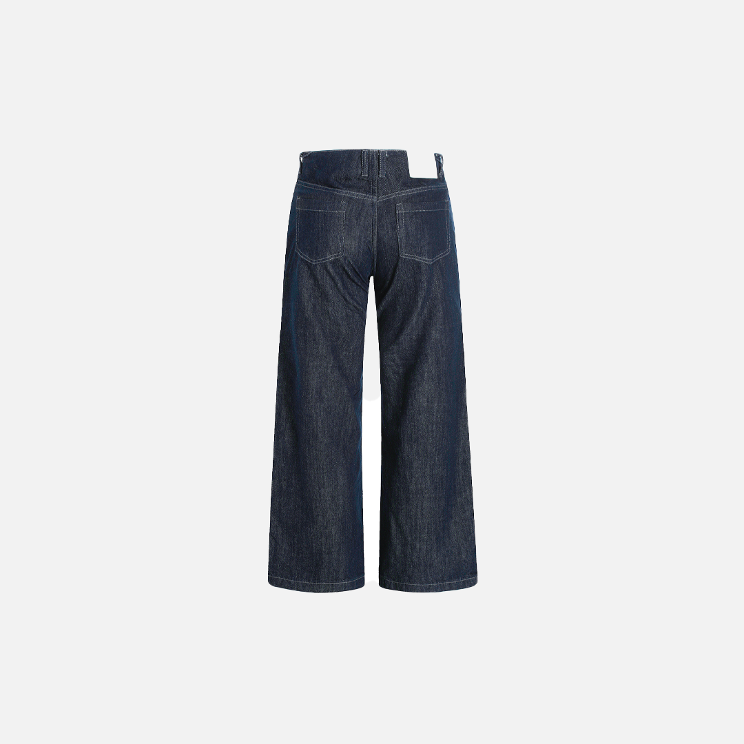 Essential Blue Washed Slim Straight Leg Denim Jeans - Luxuryurbanwear