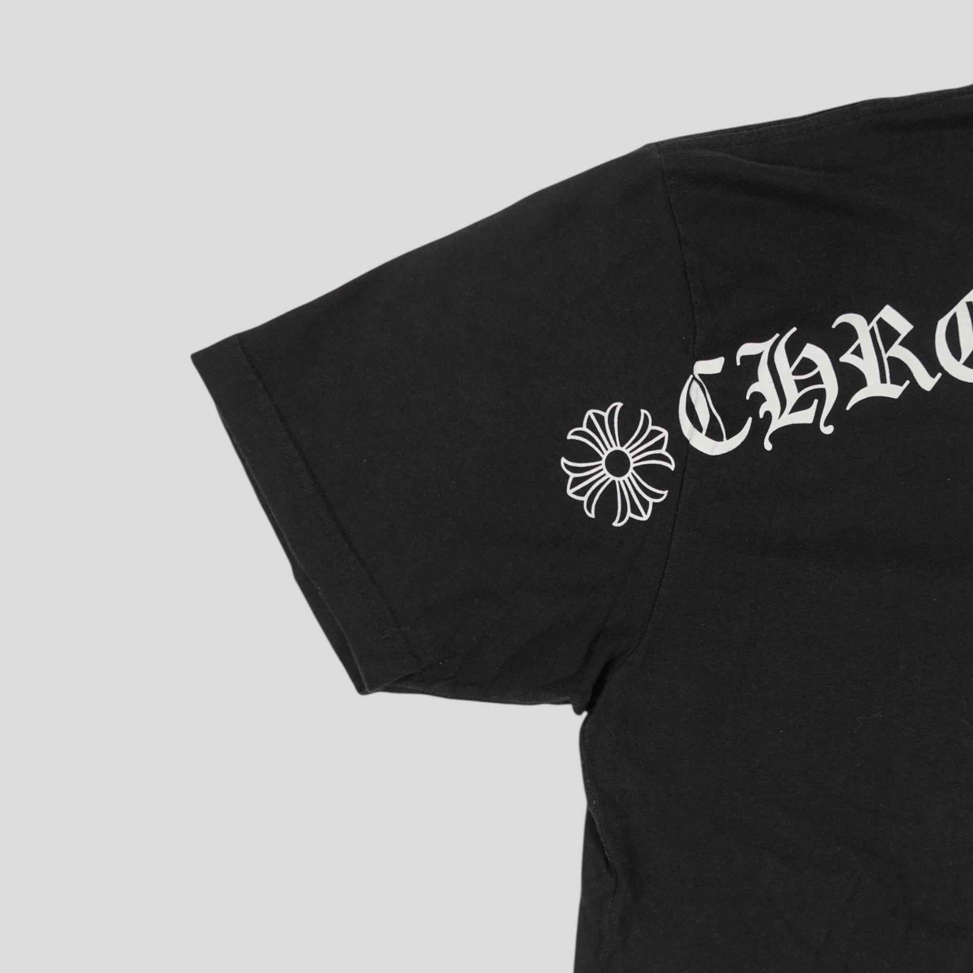 Chrome Hearts Scroll Logo Pocket Tee in Black - Preowned