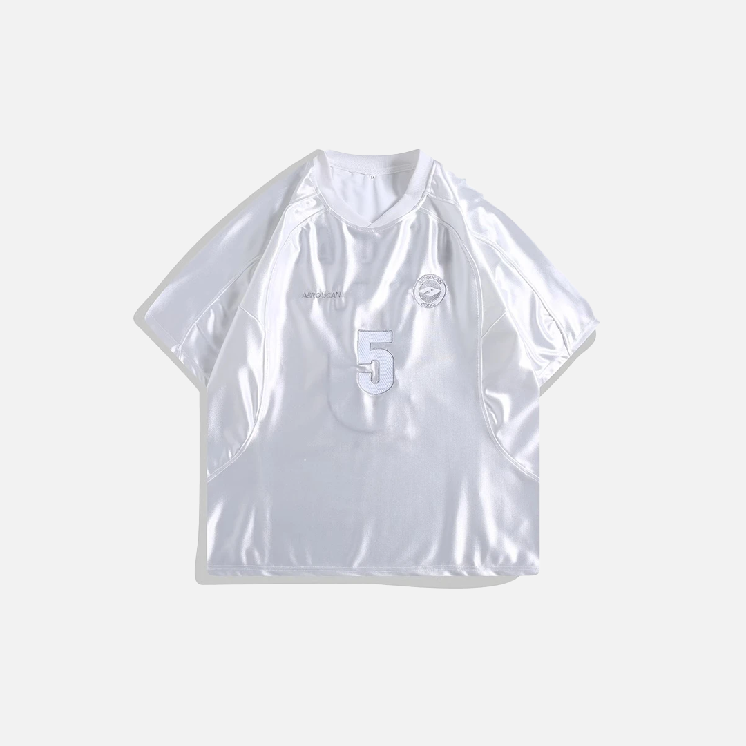Hydrangea Hip Hop Street Jersey T-Shirt - Luxuryurbanwear