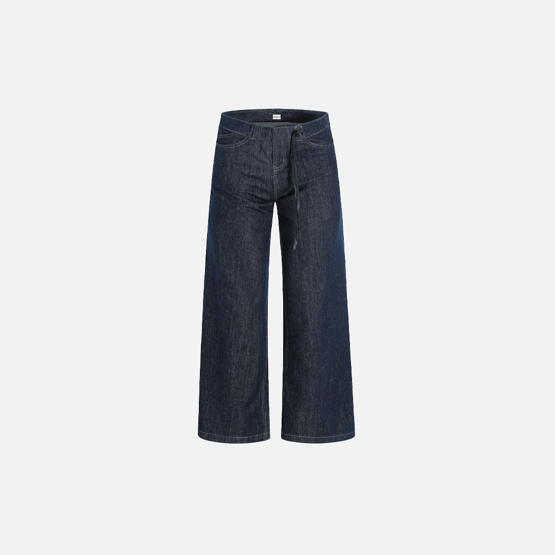 Essential Blue Washed Slim Straight Leg Denim Jeans - Luxuryurbanwear