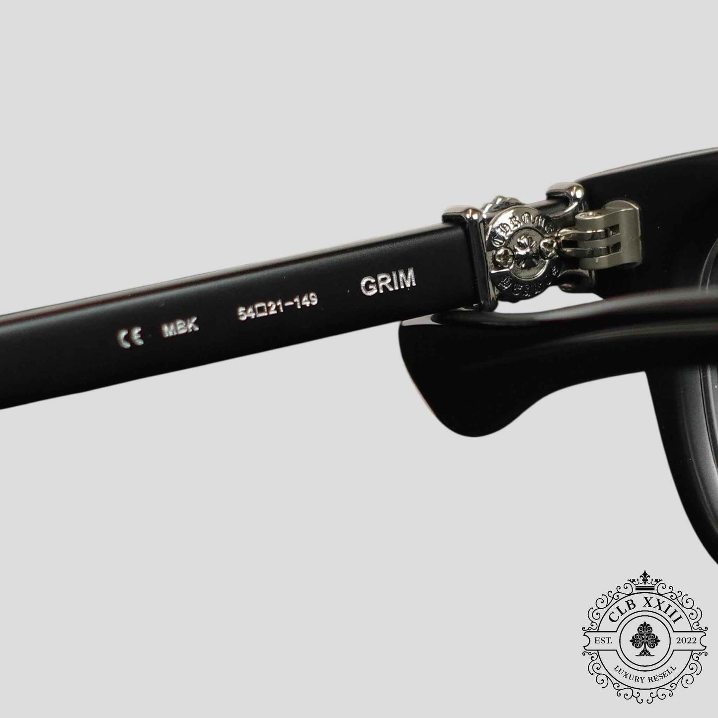 Chrome Hearts Grim Glasses in Matte Black