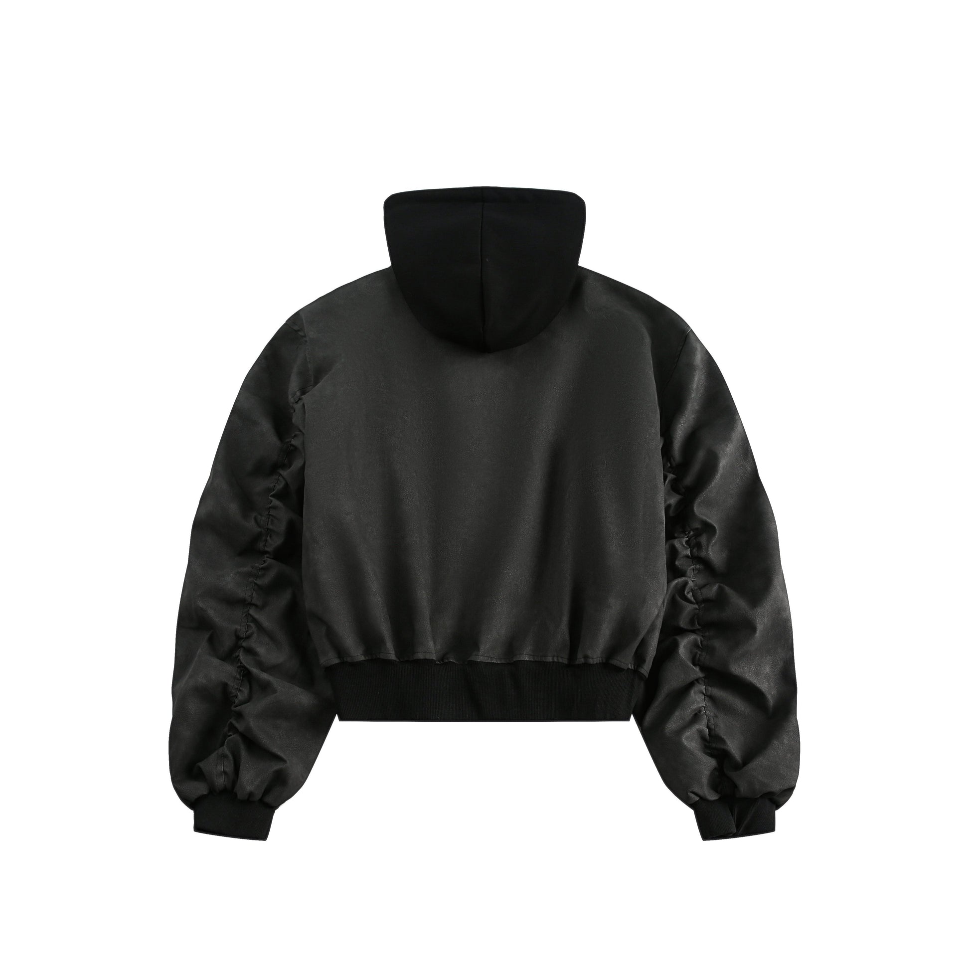 Techwear Style | Layered Hooded Bomber Jacket - Luxuryurbanwear