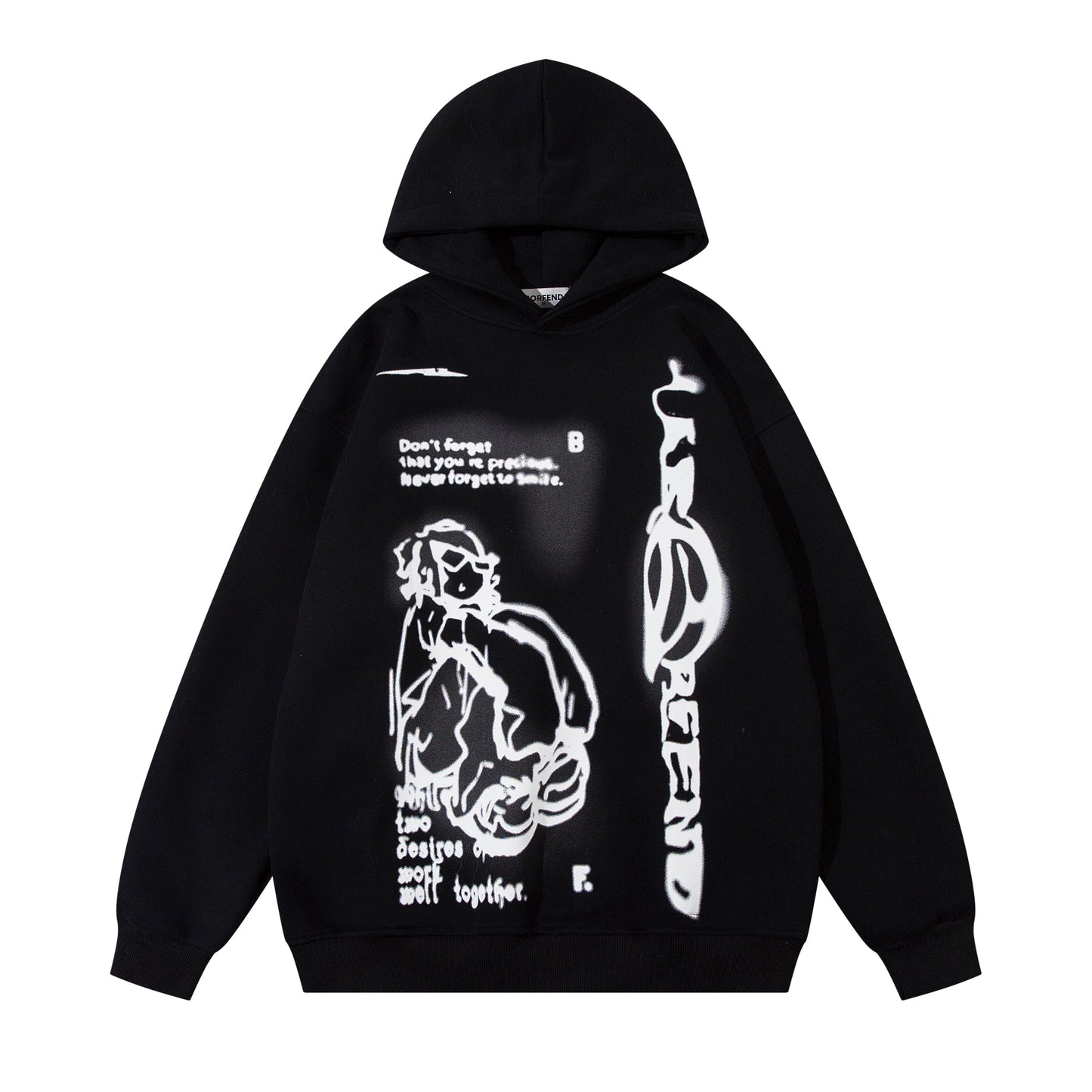 Anime Print | Oversized Hoodie - Luxuryurbanwear