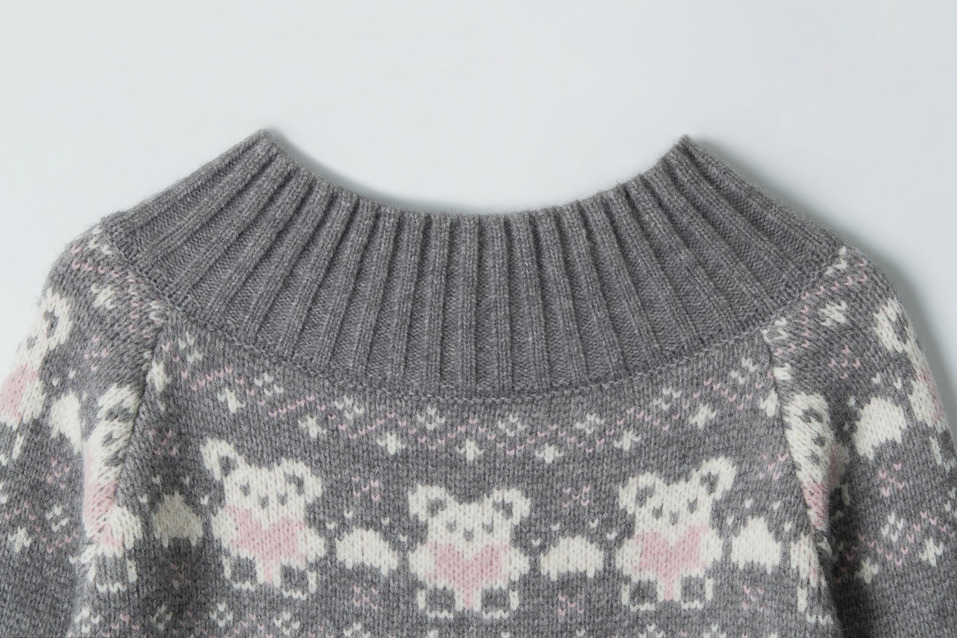 Kitten Knit | Fair Isle Cropped Sweater - Luxuryurbanwear