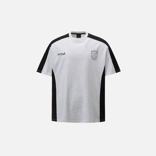 Durable Y2K Graphic Patchwork Racing Sport T-Shirt - Luxuryurbanwear