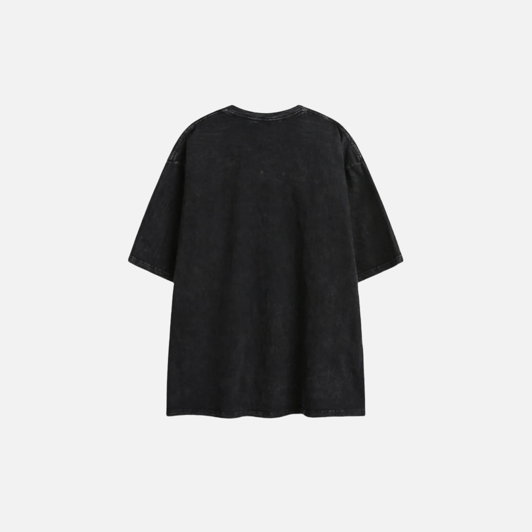 Y2K Versatile Black Hip Hop Letter Print T-Shirt - Luxuryurbanwear