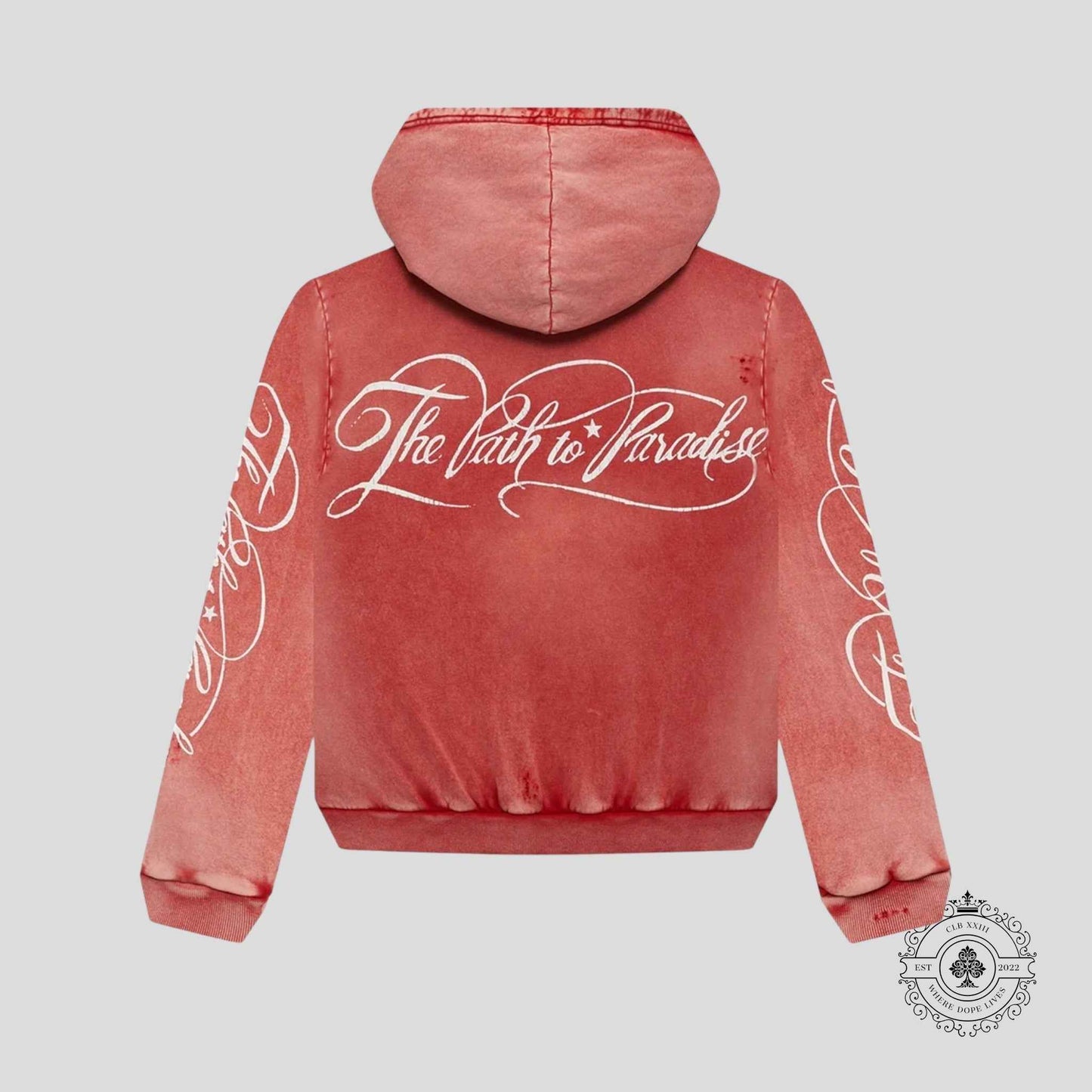 Hellstar Path To Paradise Zip Up in Red