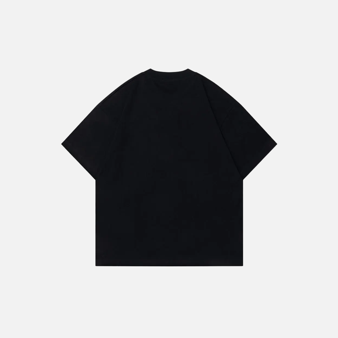 Bold Graphic Oversized Punk Gothic Short Sleeve T-Shirt - Luxuryurbanwear