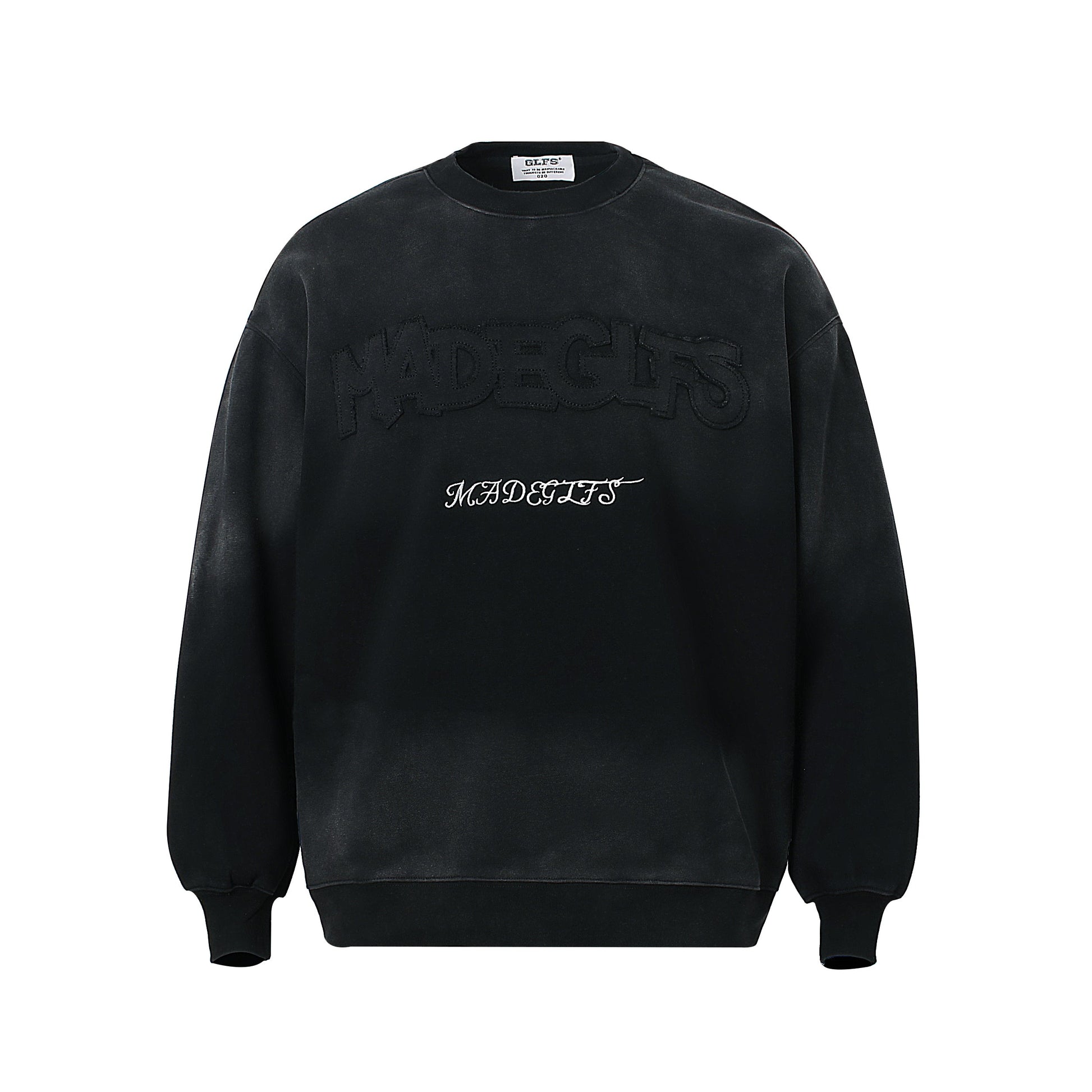 Embroidered Graphic Gradient | Casual Sweatshirt - Luxuryurbanwear