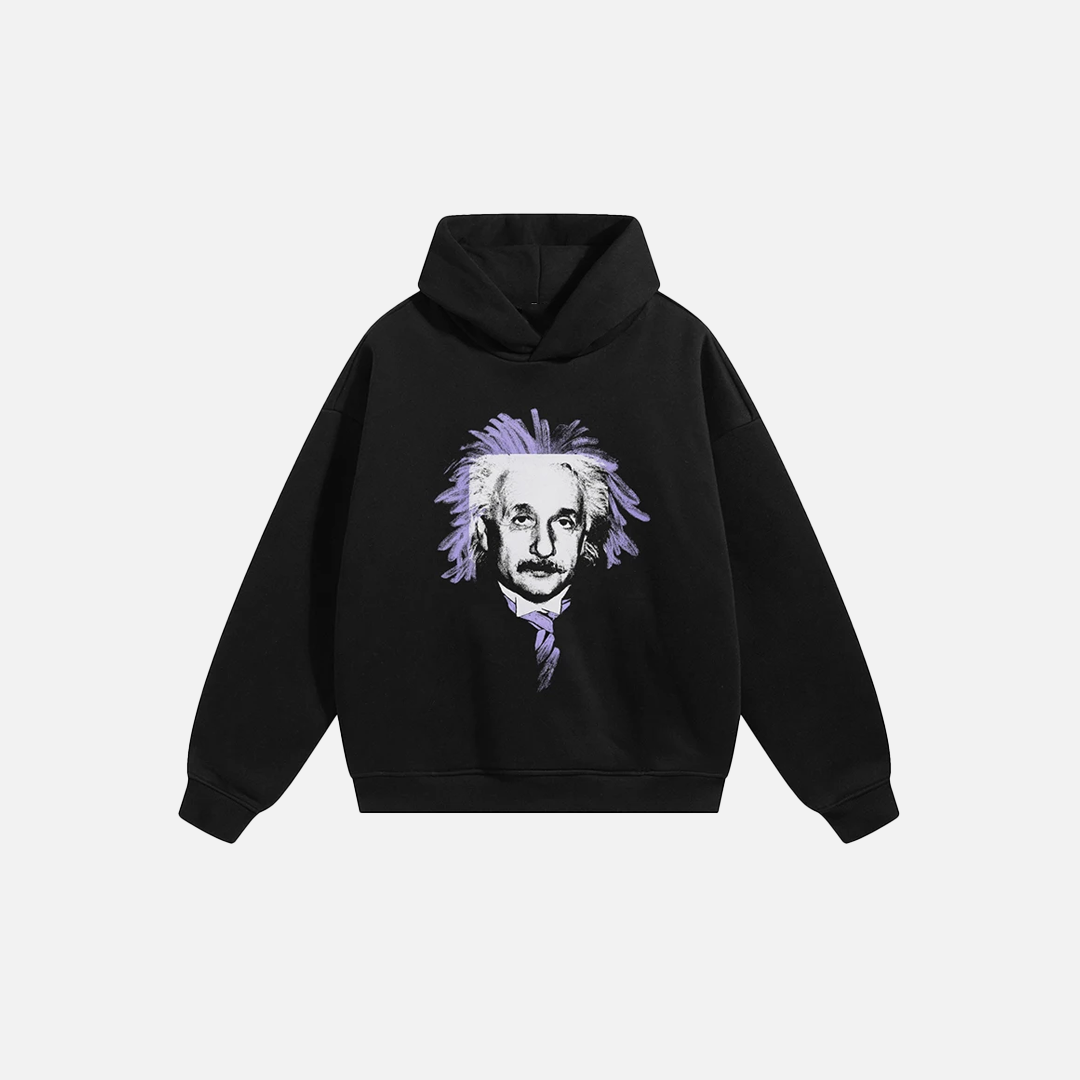 Eyanshtian Formula Graphic Print Hip Hop Hoodie - Luxuryurbanwear