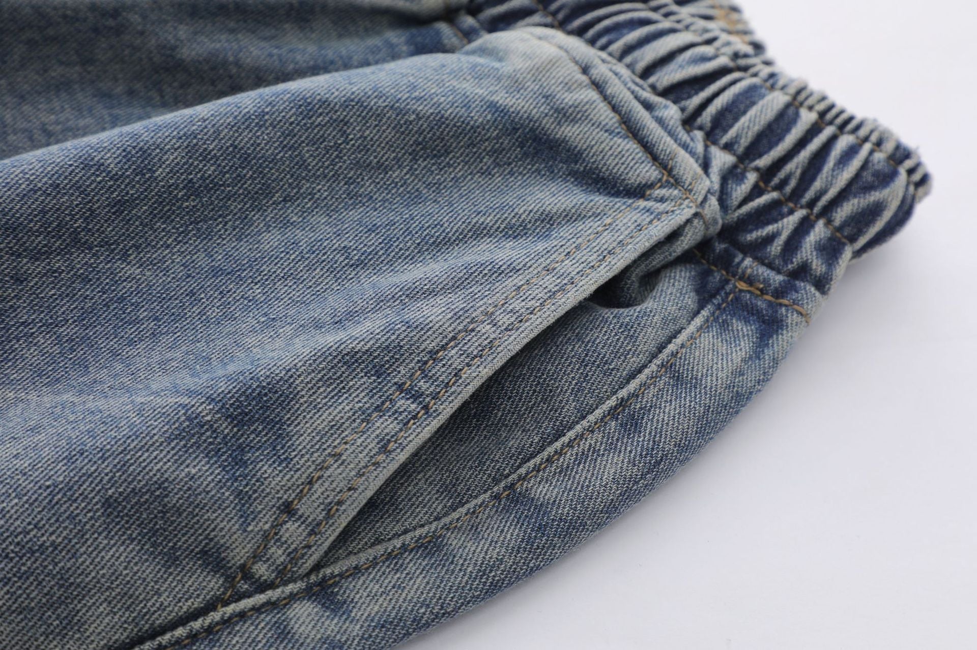 Light Wash | Baggy Jorts - Luxuryurbanwear