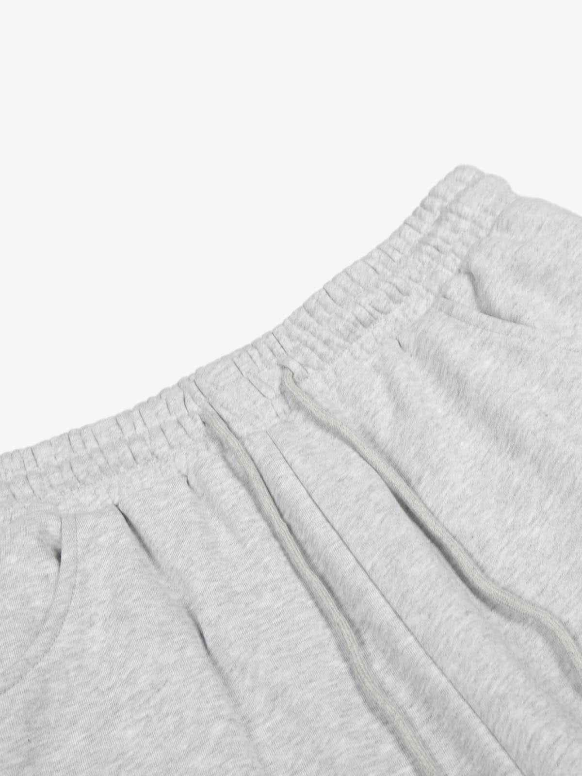 Floral Line Art Studded Wide Leg Drawstring Sweatpants