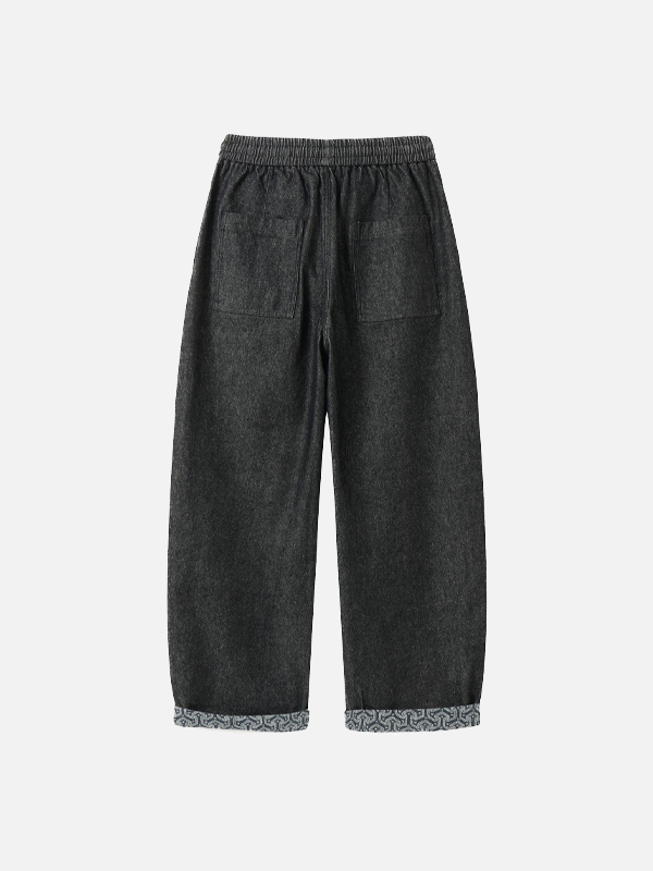Vintage Hip Hop Wide Leg Demim Jeans - Luxuryurbanwear