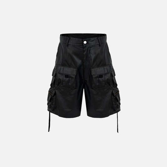 Versatile Multi-Pocket Black Tactical Cargo Short - Luxuryurbanwear