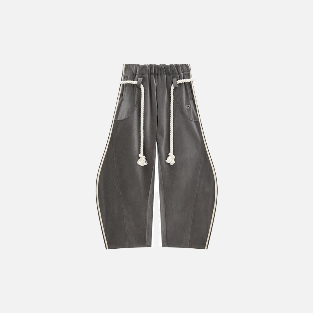Stylish Retro Imported Casual Wide Leg Sweatpants - Luxuryurbanwear