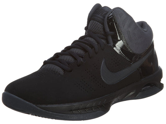 Nike Mens Air Visi Pro Vi NBK Black/Anthracite Ankle-High Nubuck Basketball Shoe - 10M
