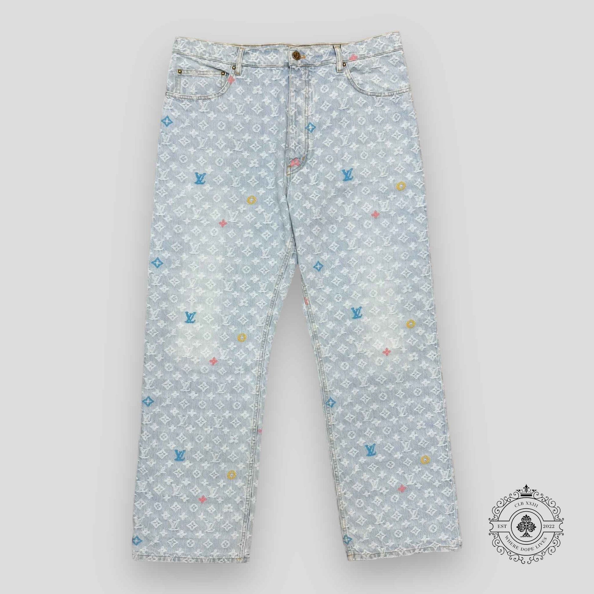 Louis Vuitton Monogram Craggy Denim Pants