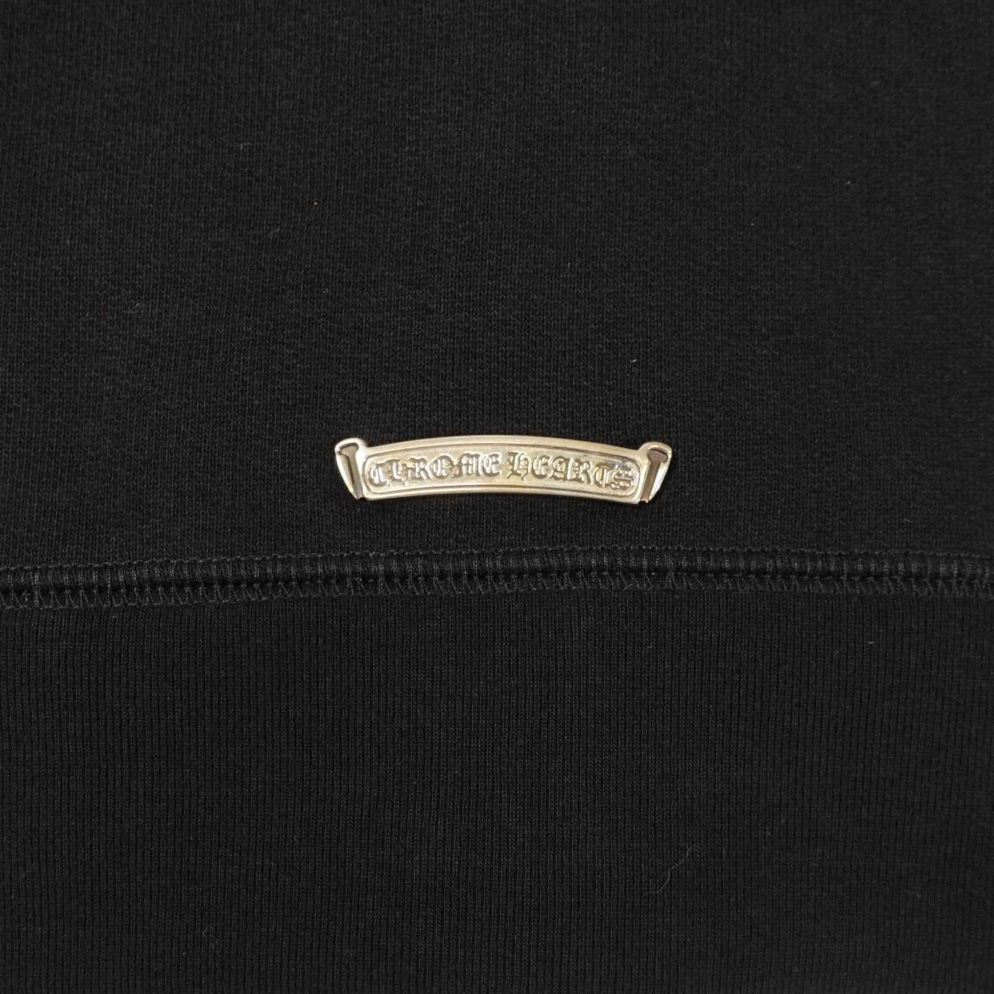 Chrome Hearts Paper Jam Zip Up Hoodie in Black