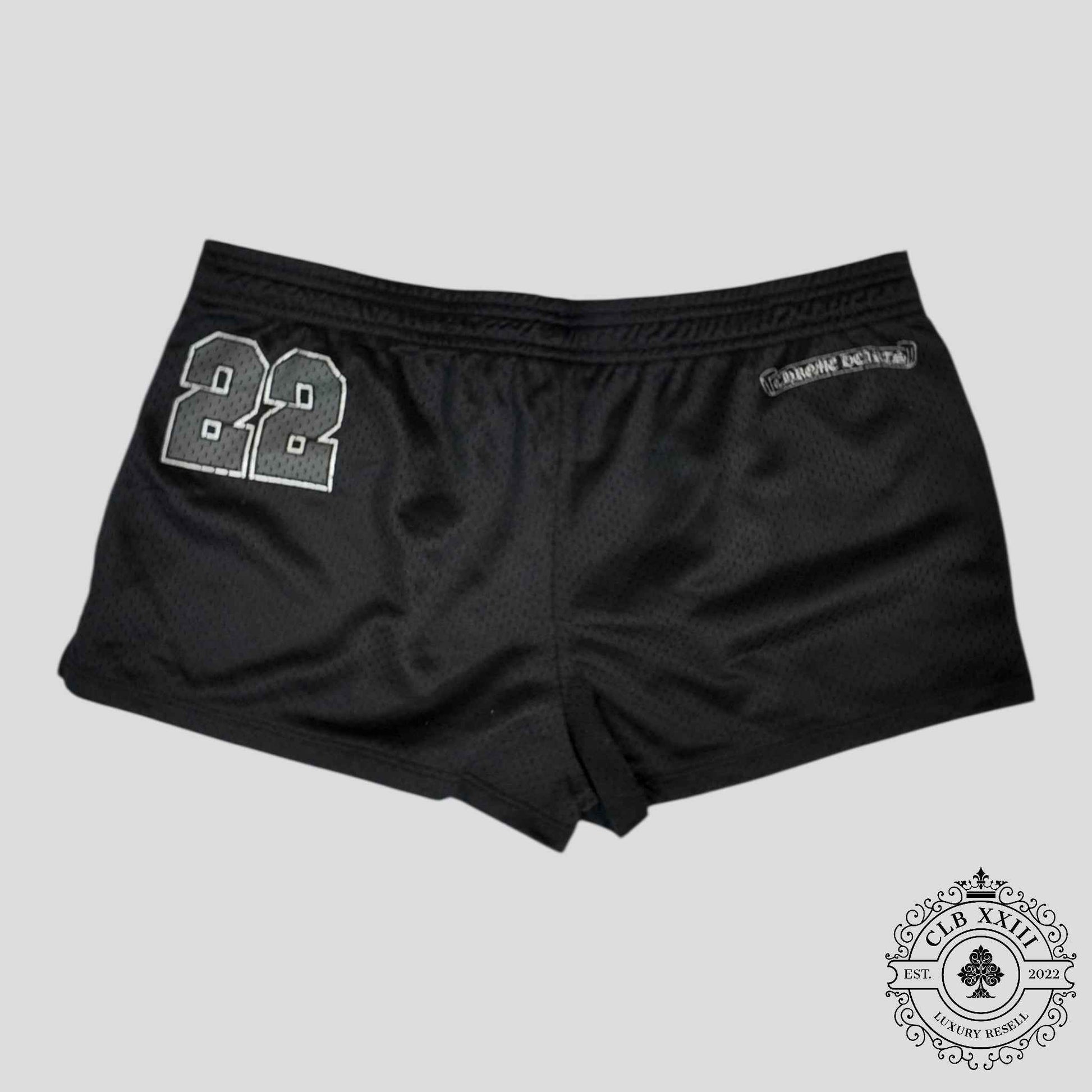 Chrome Hearts Women's Mesh Shorts in Black