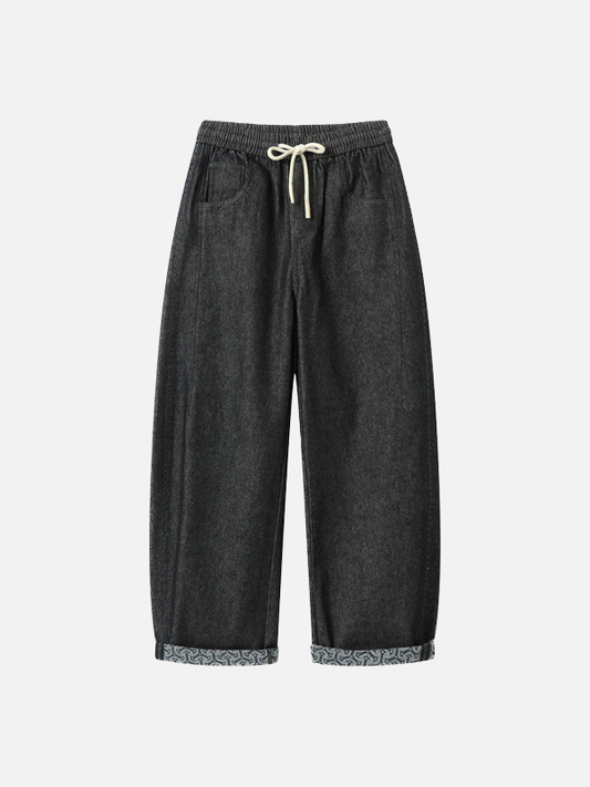Vintage Hip Hop Wide Leg Demim Jeans - Luxuryurbanwear