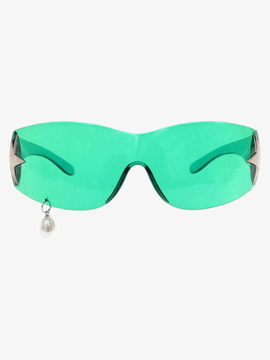Vintage Pearl Earring Sunglasses