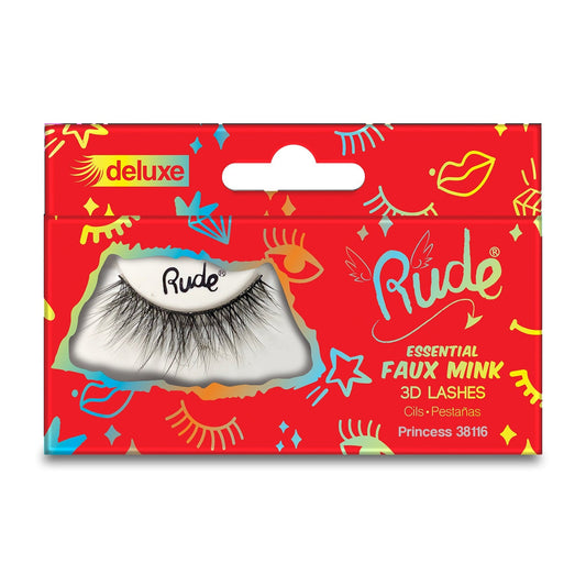 RUDE Essential Faux Mink Deluxe 3D Lashes - Princess