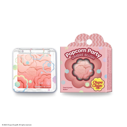 RUDE Chupa Chups Popcorn Party Ombre Blush - Peach Pie