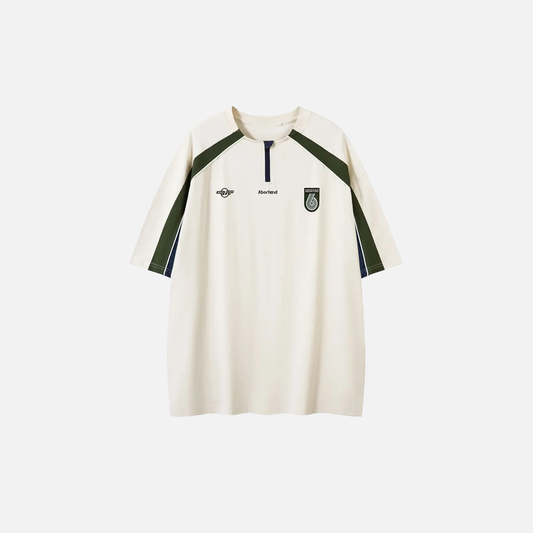 Breathable Y2K Hip Hop Patchwork Racing T-Shirt - Luxuryurbanwear