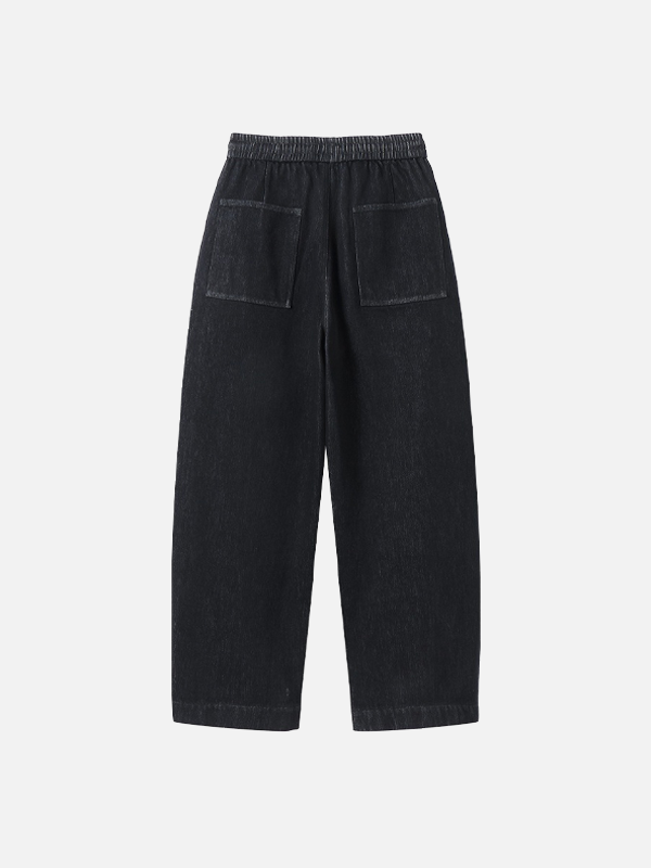 Cozy Y2K Loose Fit Fleece-Lined Jeans - Luxuryurbanwear