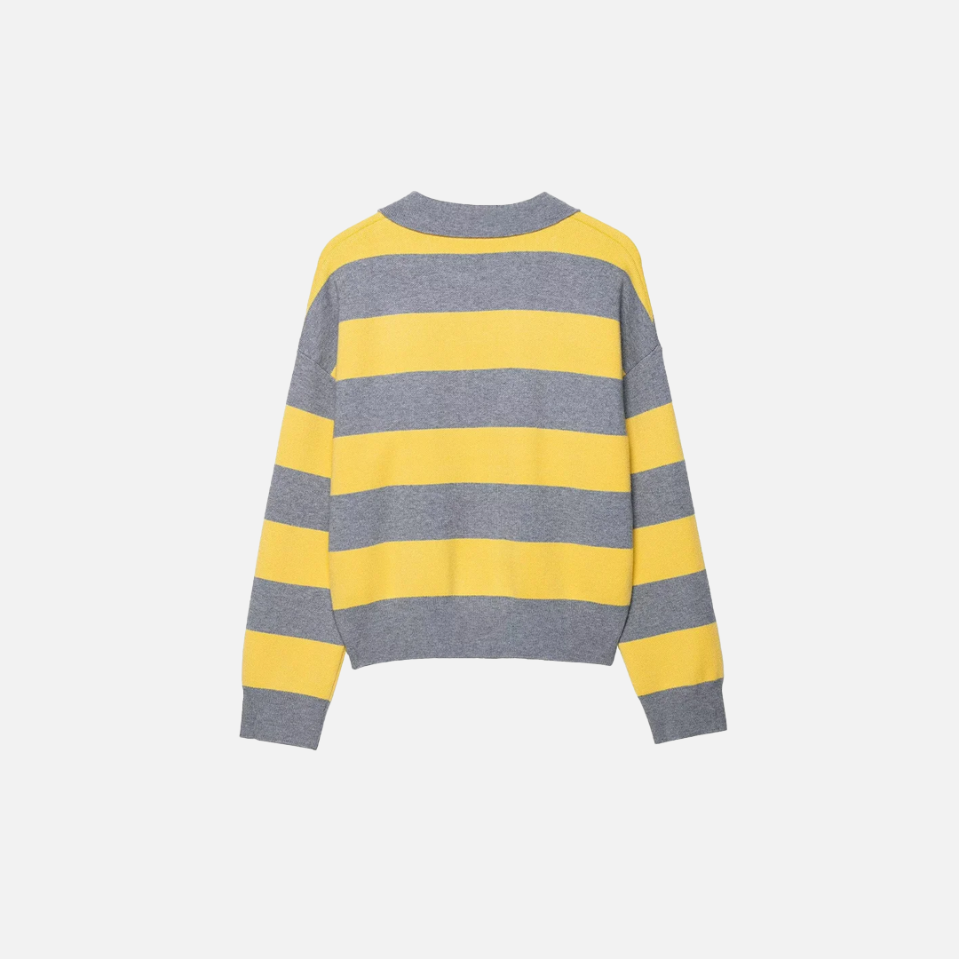 Stylish Lightweight Loose Striped Knit Sweater - Luxuryurbanwear