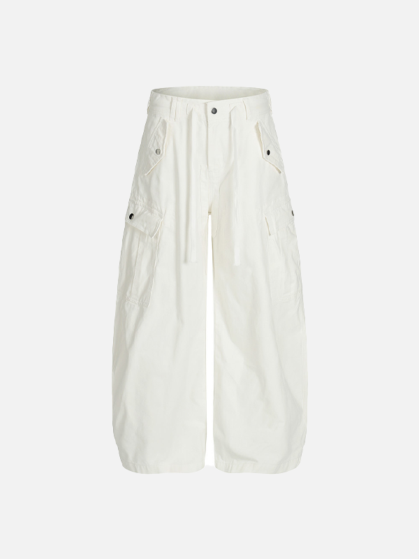 Flattering Hip Hop Wide Leg Casual Cargo Pants - Luxuryurbanwear
