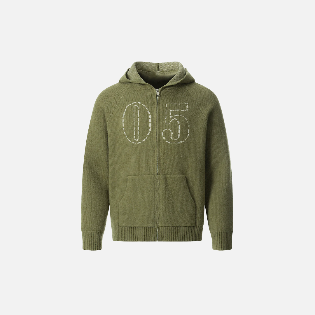 Winter Cozy Retro Jacquard Hooded knitted Sweatshirt - Luxuryurbanwear