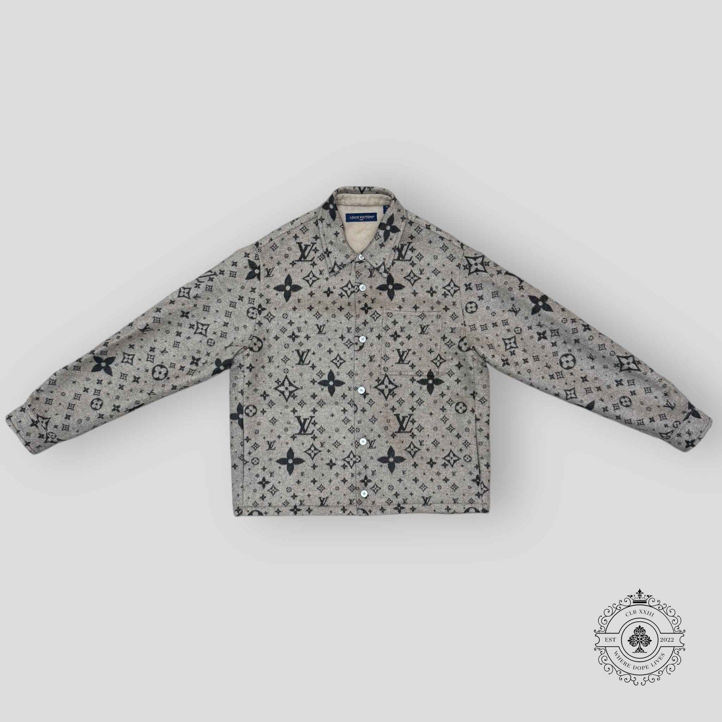 Louis Vuitton Monogram Cashmere Blend Overshirt