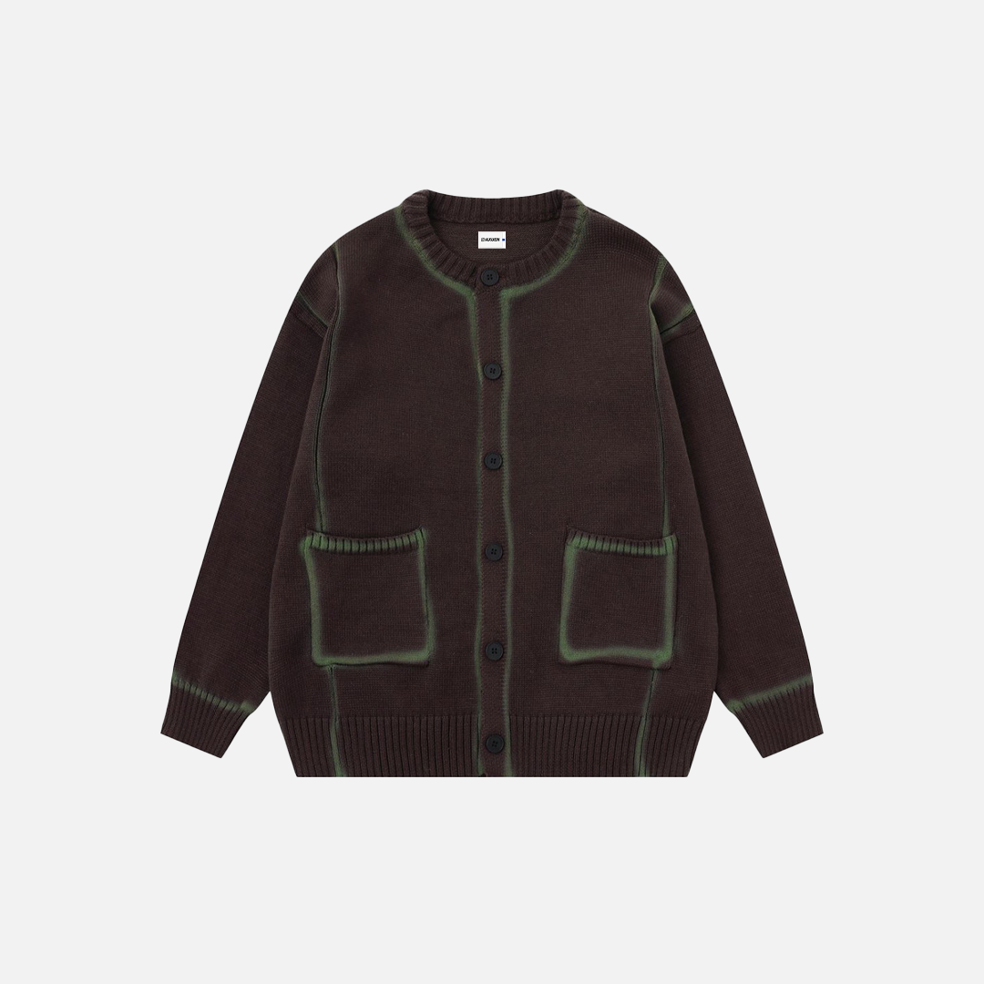 Men Flattering Trendy Oversized Knit Cardigan - Luxuryurbanwear