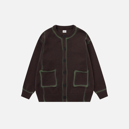 Men Flattering Trendy Oversized Knit Cardigan - Luxuryurbanwear
