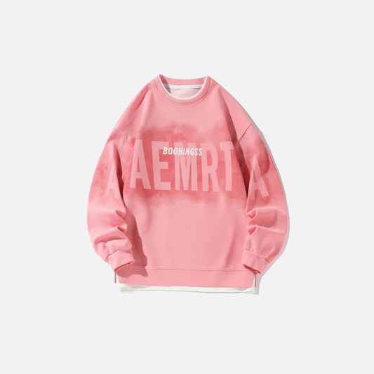 Premium Hip Hop Fake Two Piece Punk Sweatshirt - Luxuryurbanwear