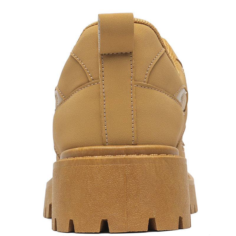 MLB LTHR-15 Chunky Utility Boots - Luxuryurbanwear