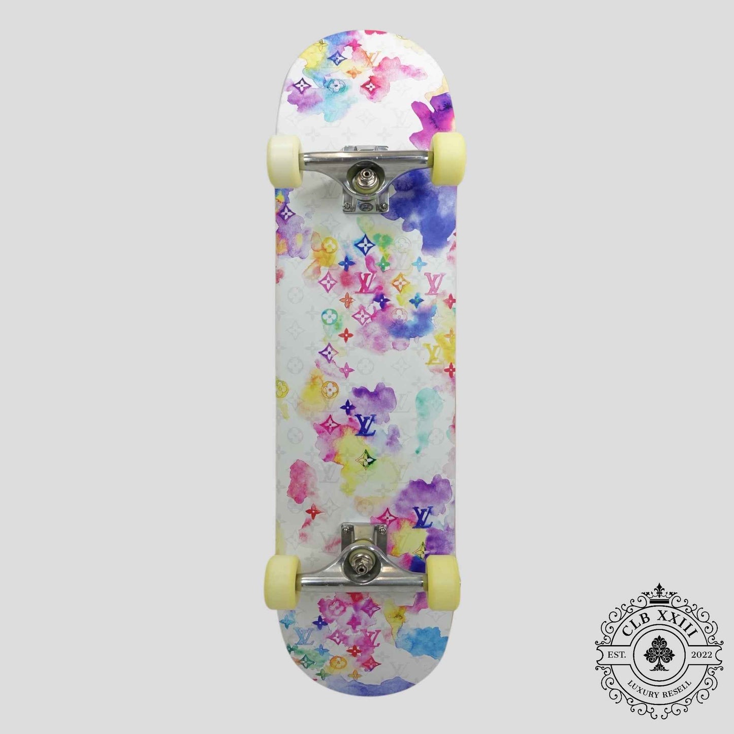 Louis Vuitton Watercolor Monogram Skateboard