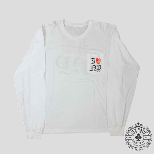 Chrome Hearts I Heart NY Long Sleeve in White